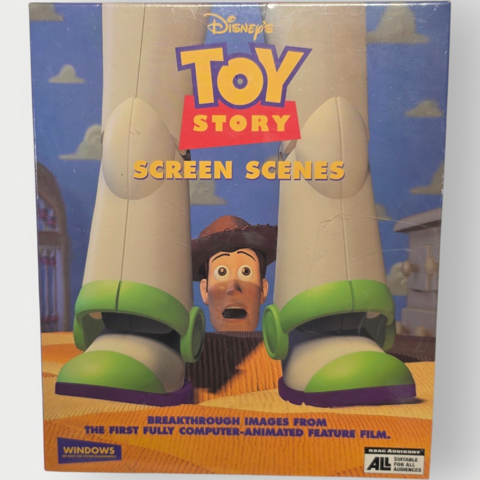 Disney TOY STORY Screen Scenes Interactive Windows 95 NEW Images PC Big Box 1995