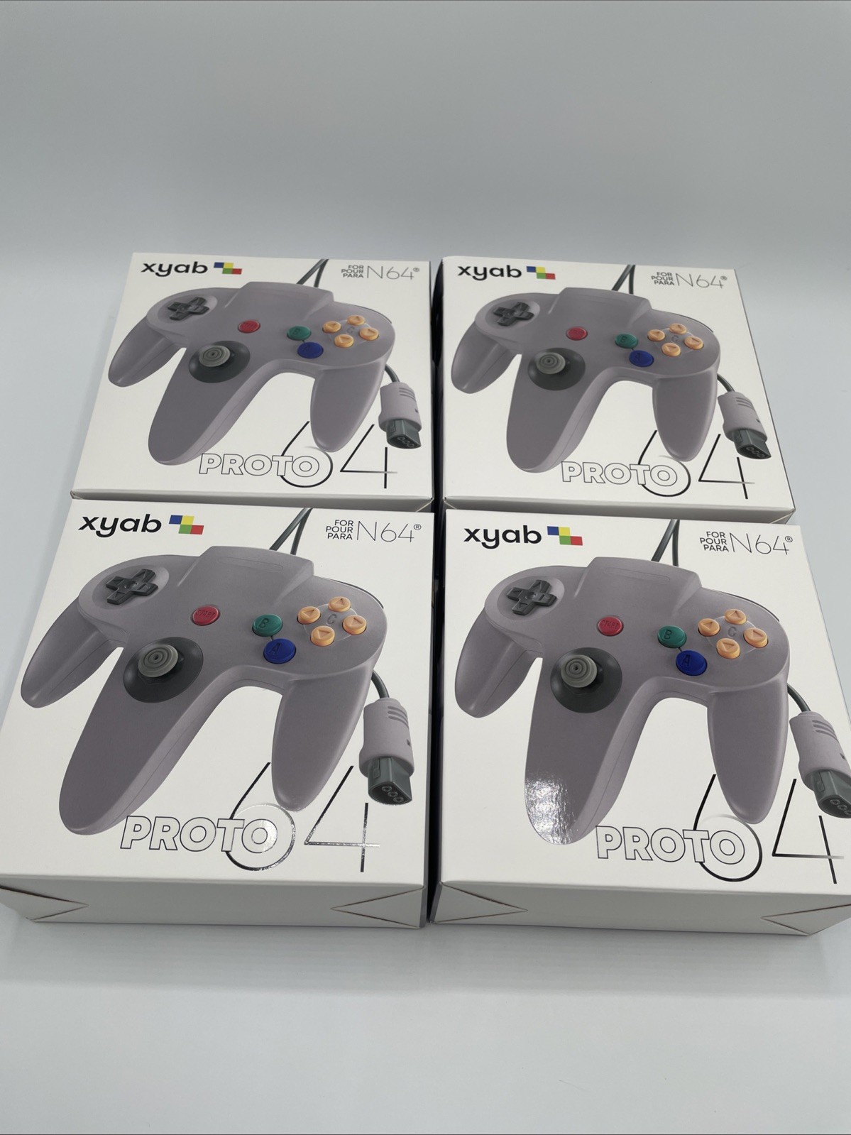 Nintendo 64 N64 Charcoal Gray 4 Player Mario Kart 64 Bundle