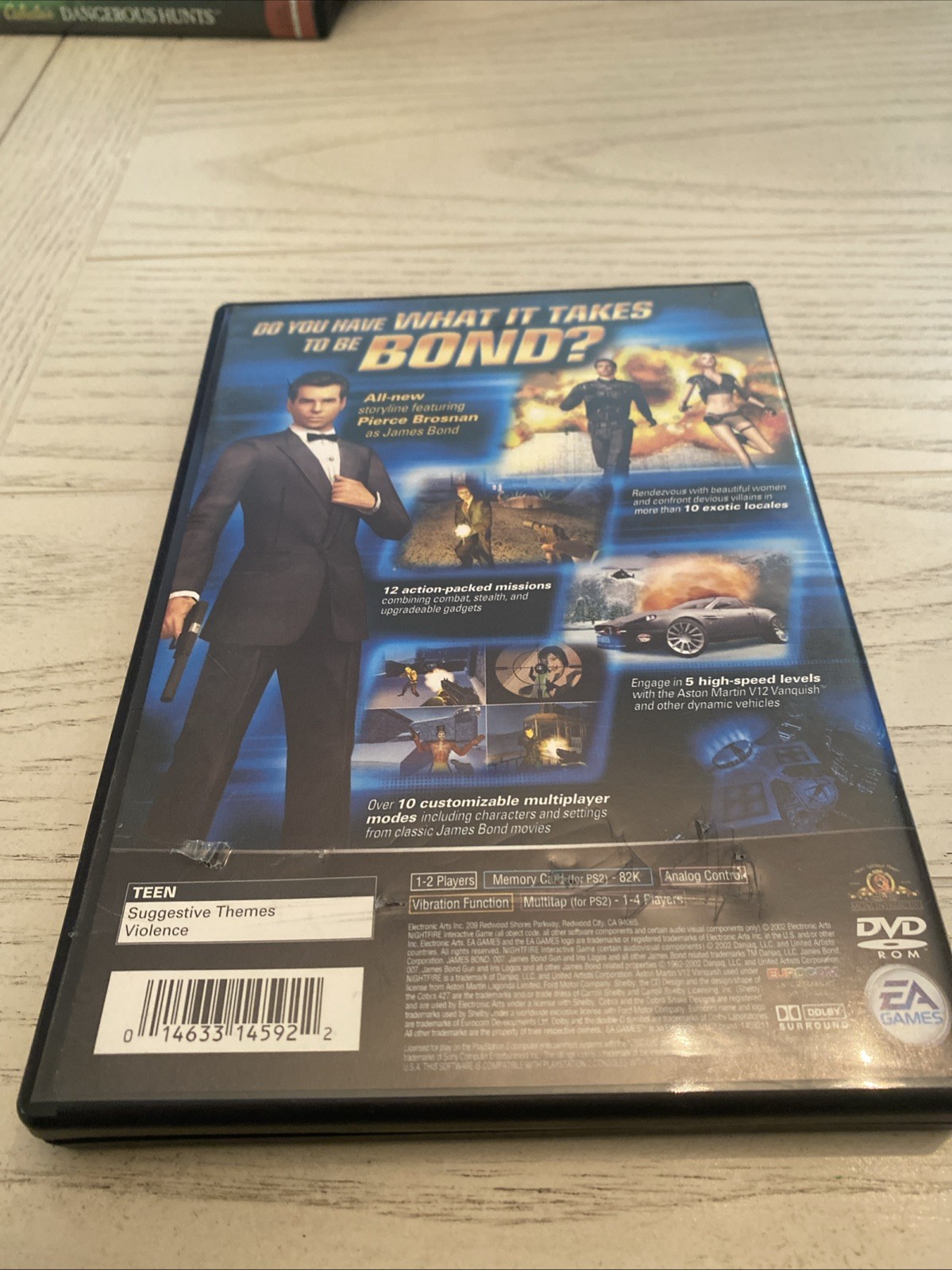 007: NightFire PS2 (Sony PlayStation 2, 2002) Black Label CIB Great Condition