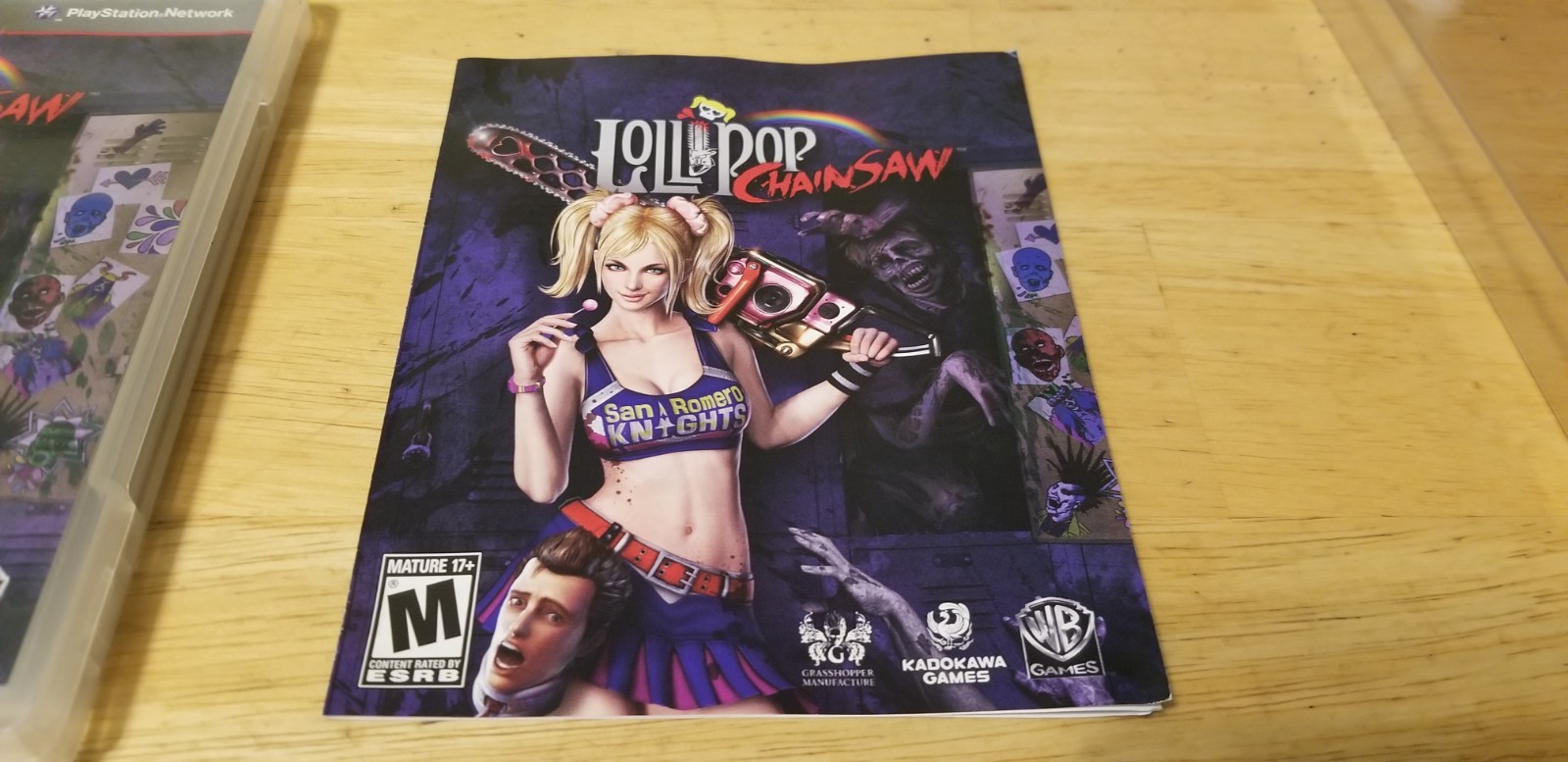 Lollipop Chainsaw (Sony PlayStation 3, 2012) PS3 Complete CIB w protector