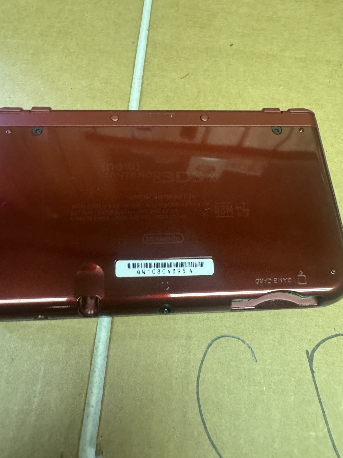 Nintendo “New” 3DS XL Metallic Red Handheld Console System RED-001