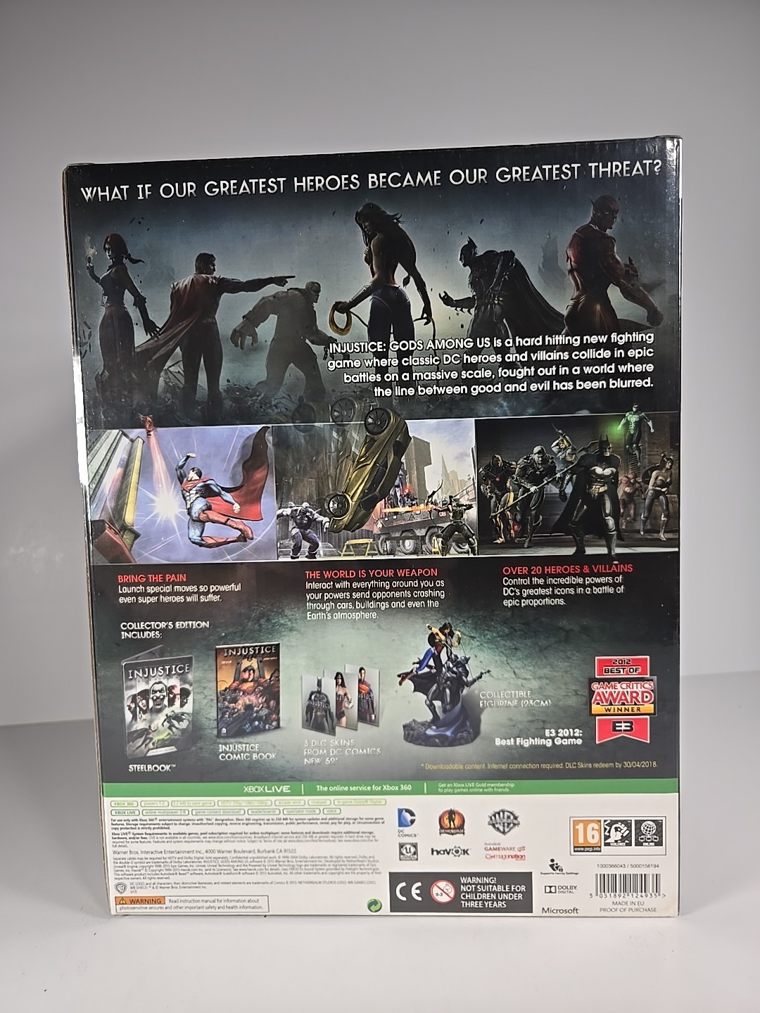 Injustice Gods Among Us Collectors Edition Xbox 360 Pegi 16