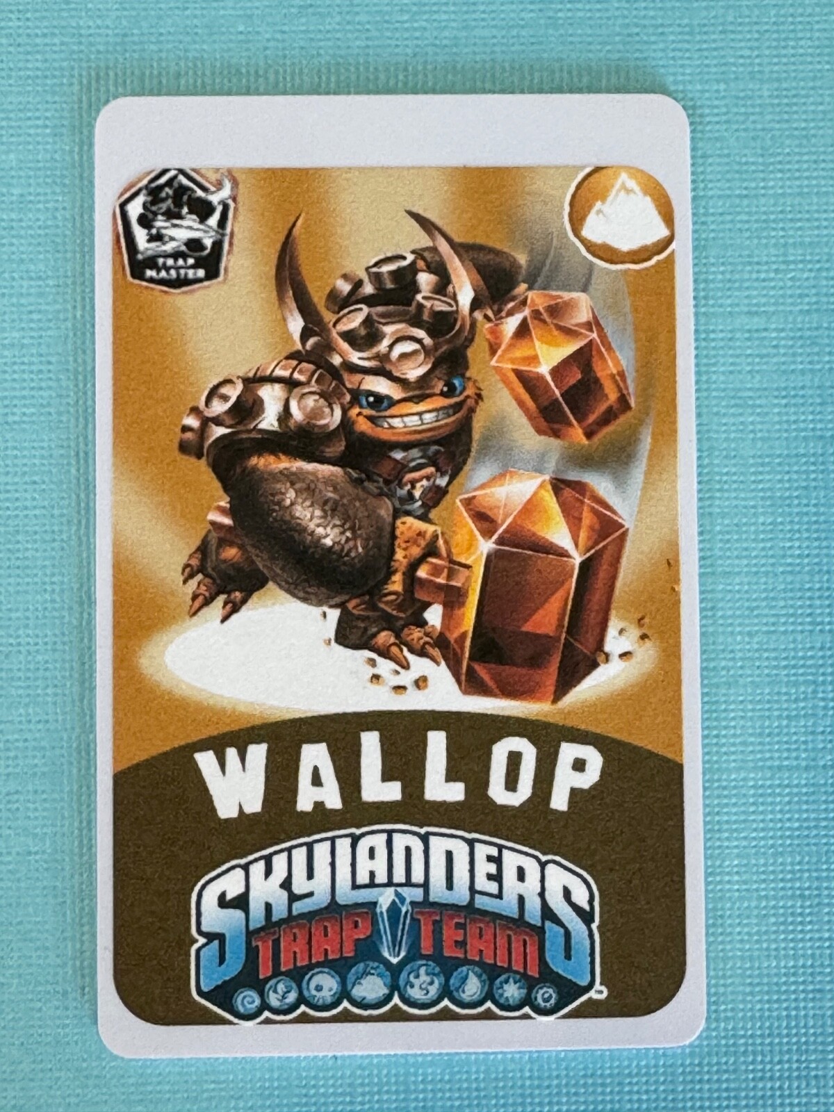 Skylanders Trap Team Master Wallop w/ Maximum 65,000 coins & Max Leve NFC Card