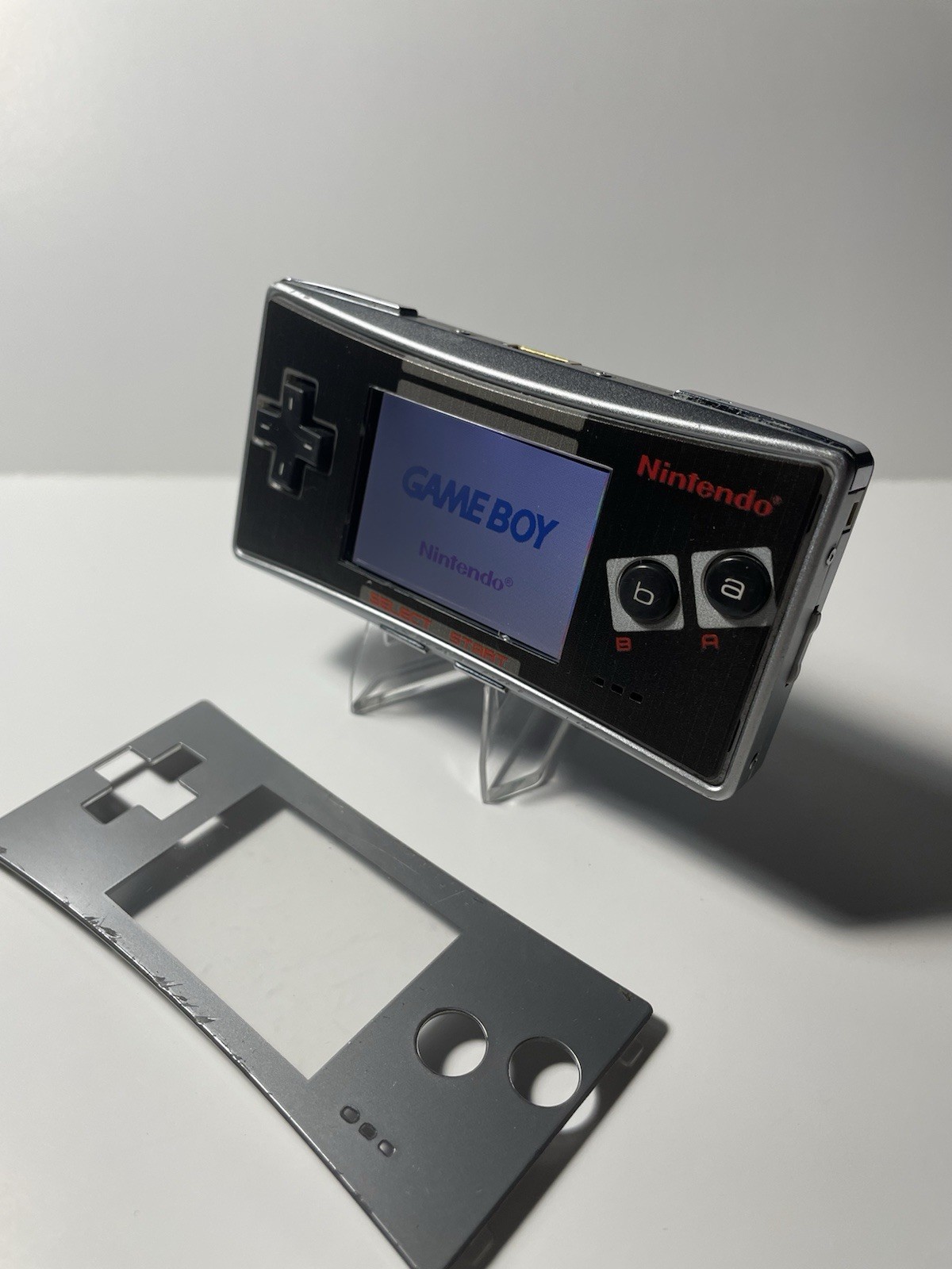 Nintendo Game Boy Micro Silver Handheld Console