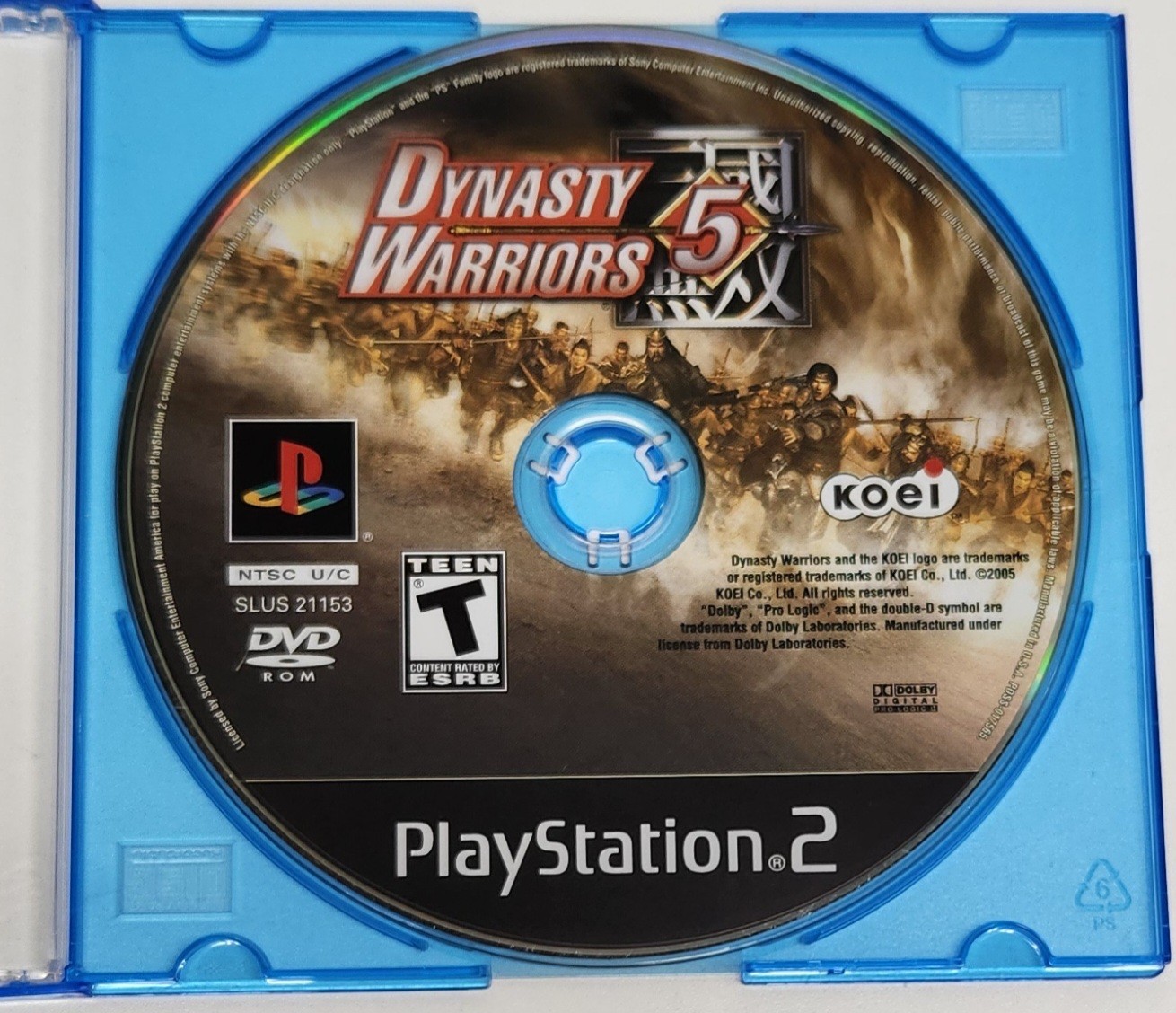 Dynasty Warriors 4 And Dynasty Warriors 5 Lot (Sony PlayStation 2) PS2