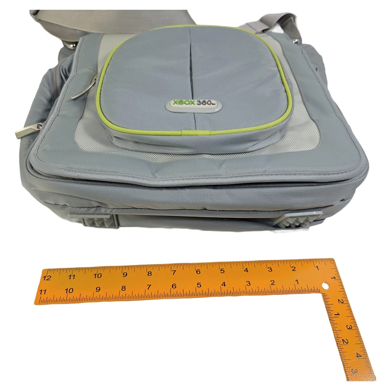 Xbox 360 Messenger Travel Bag Gray Planet 21 Padded Console Case Shoulder Strap