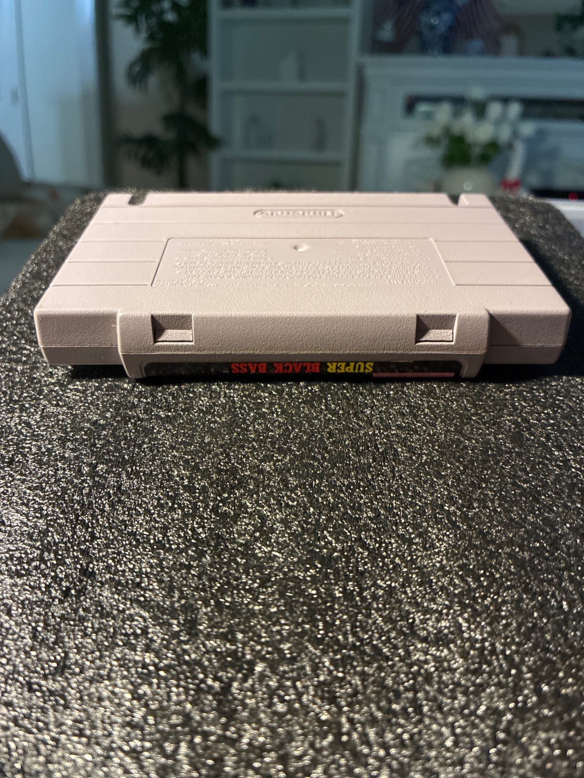 Super Black Bass SNES Game Cartridge Tested and Working