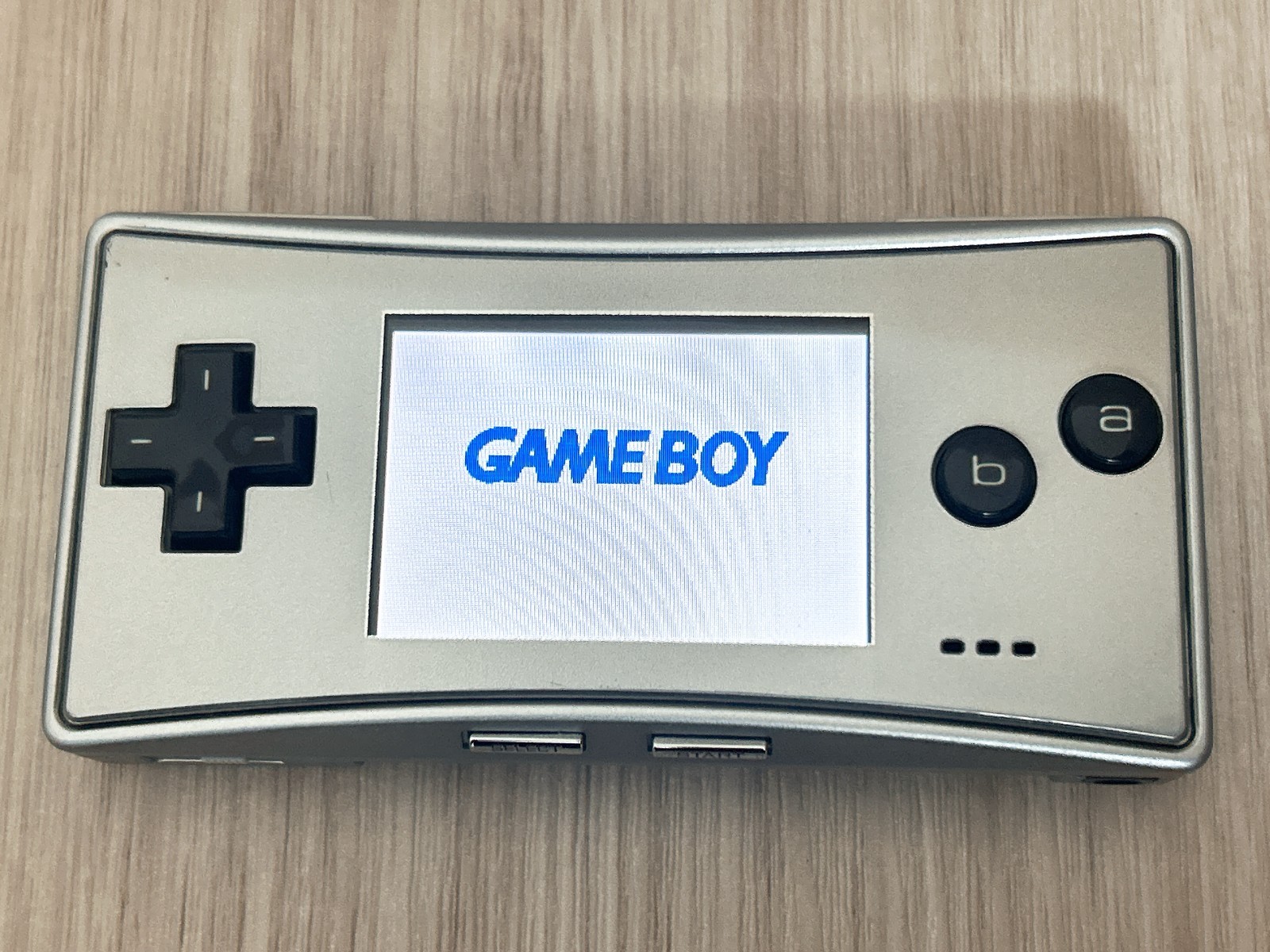 Nintendo GameBoy Micro Silver Console Tested w/ OEM AC Charger – Near Mint