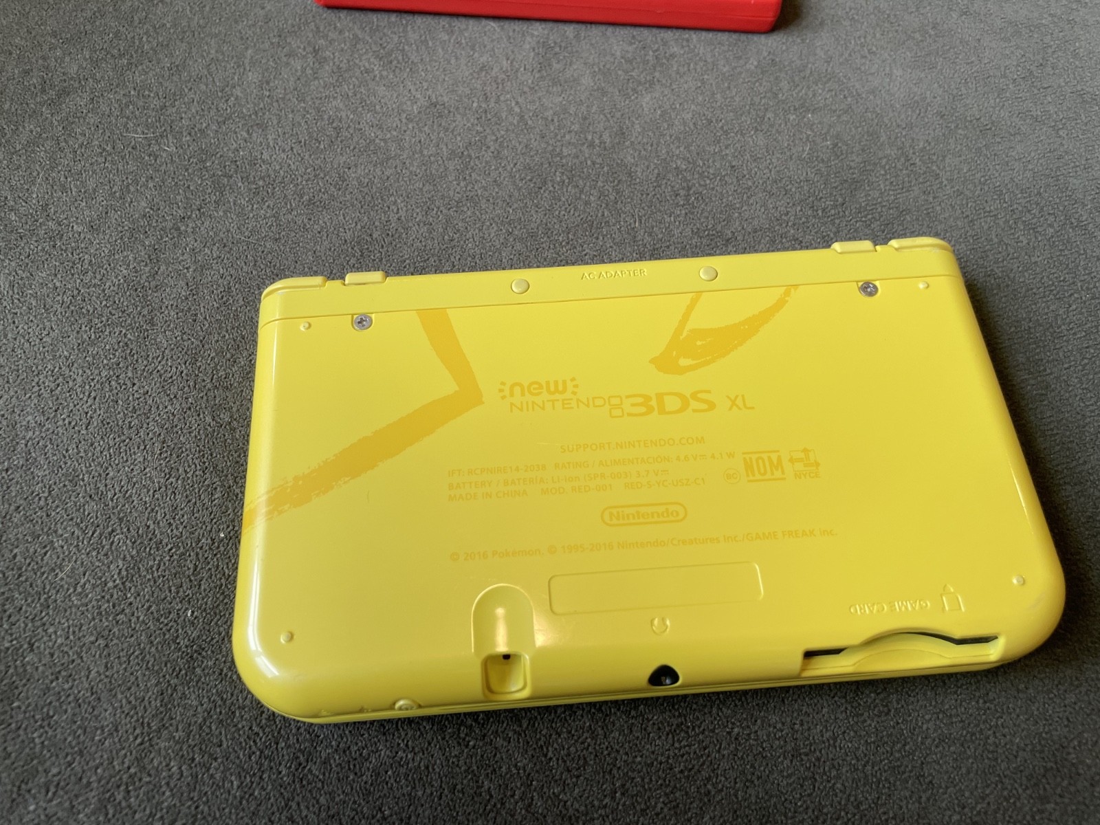 Nintendo 3DS XL Pikachu Edition Yellow Handheld System