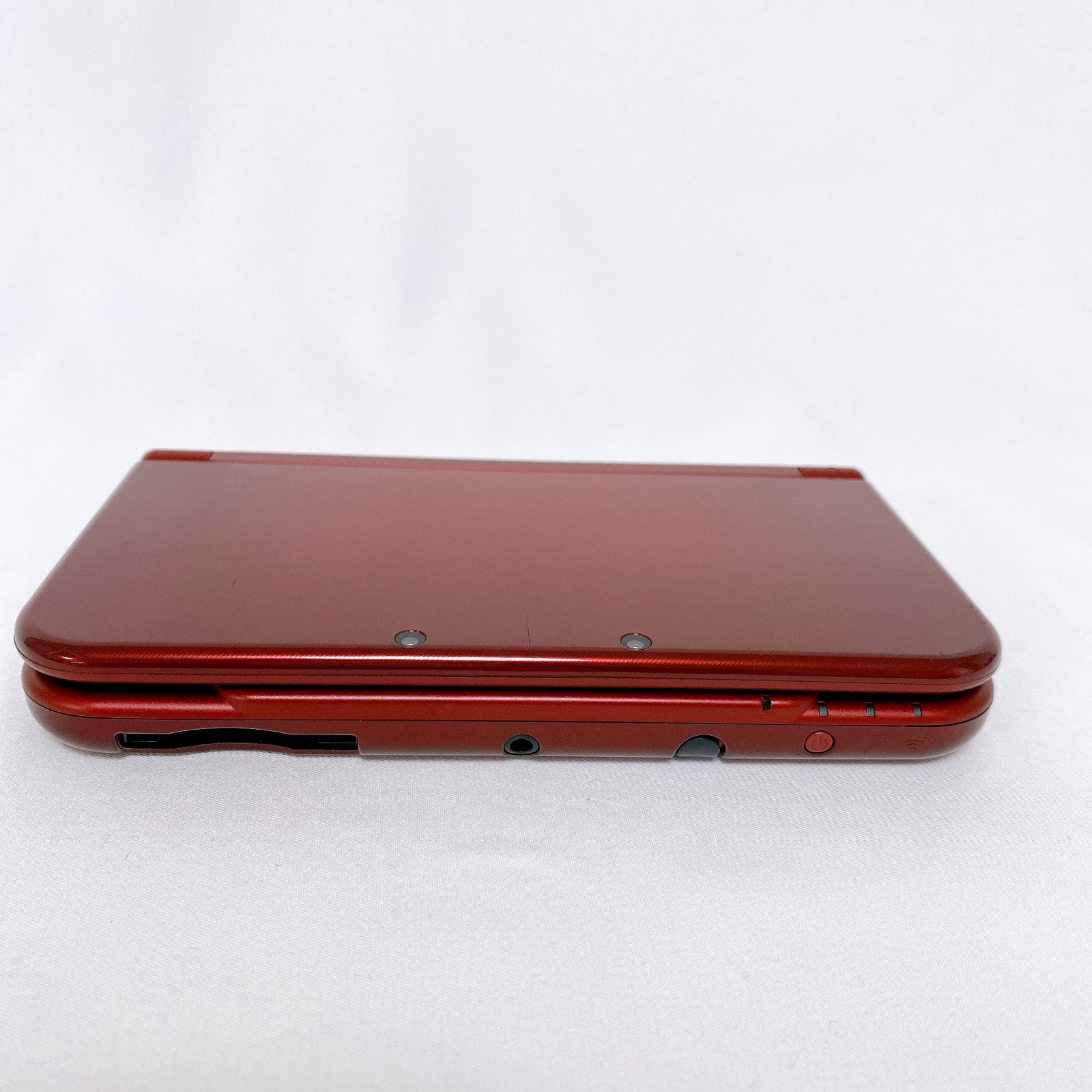 New Nintendo 3DS XL LL Metallic Red Console Stylus Japan Tested Working Rank A