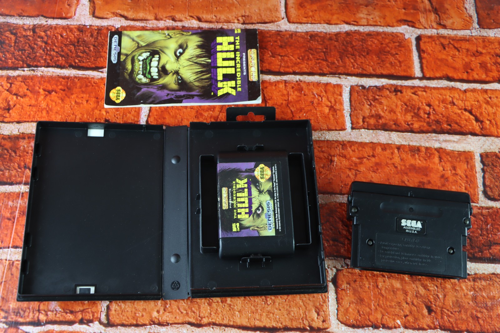SEGA Genesis 16-Bit Model 1601 High Definition Graphics In Box Bundle WORKING