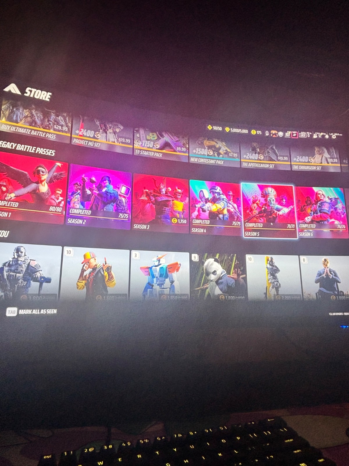 THE FINALS Game Account – High Level | has ruby 3,6,7, 8 all battlepasses
