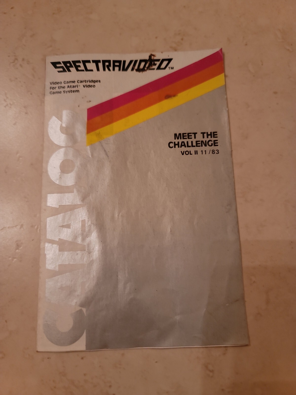 Atari 2600 VCS SPECTRAVIDEO SPECTRAVISION SPECTRA VISEO GAME CATALOG MANUAL 1983