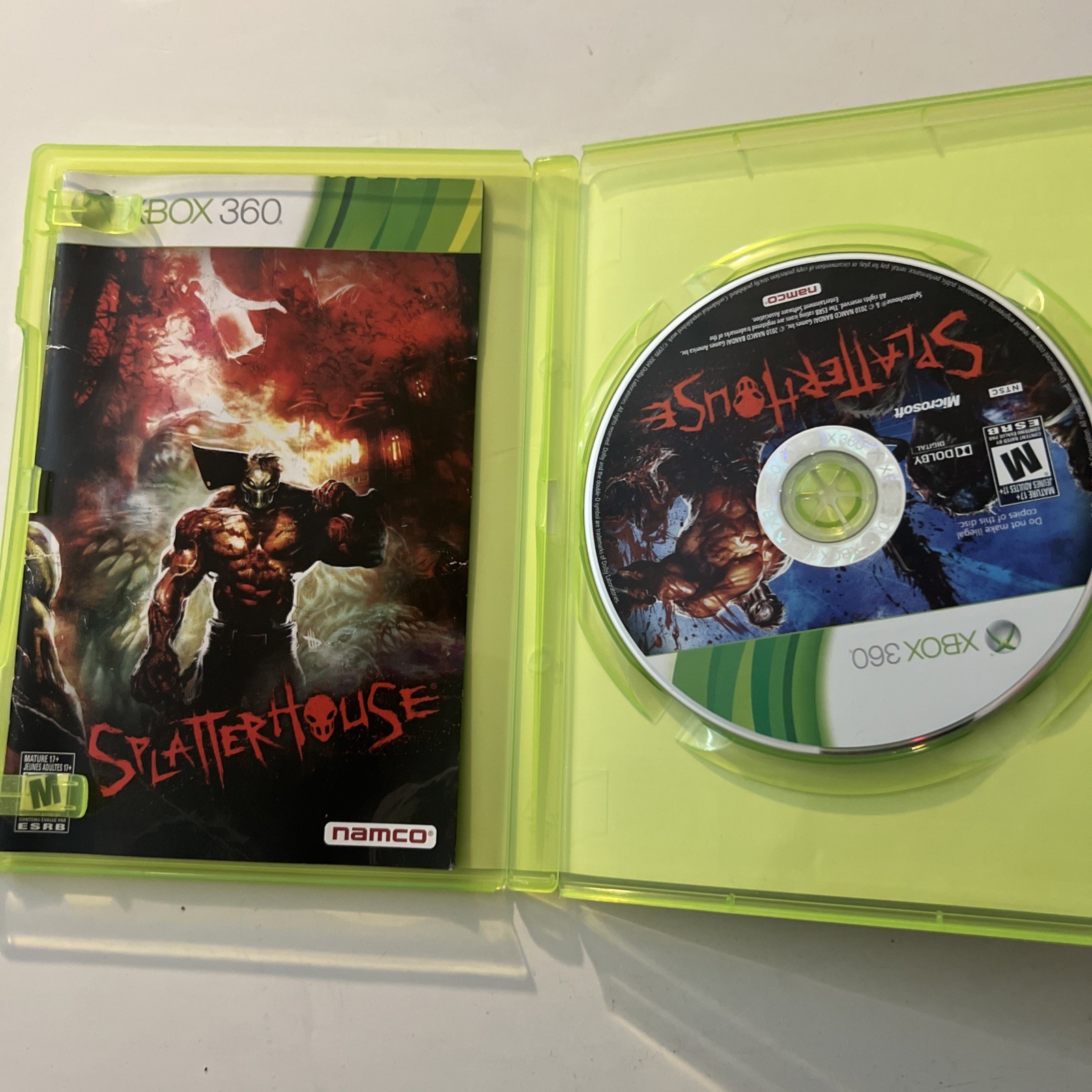 Splatterhouse (Microsoft Xbox 360, 2010) CIB complete