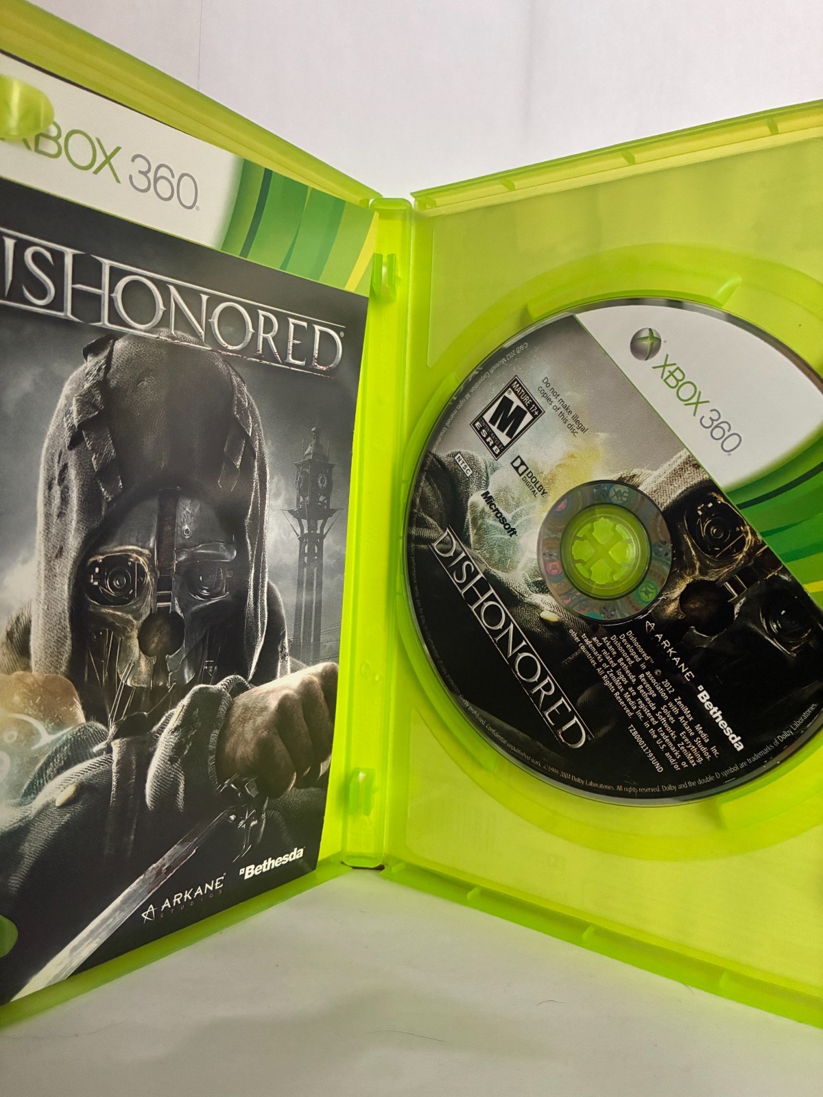 Dishonored Platinum Hits (Xbox 360, 2012)