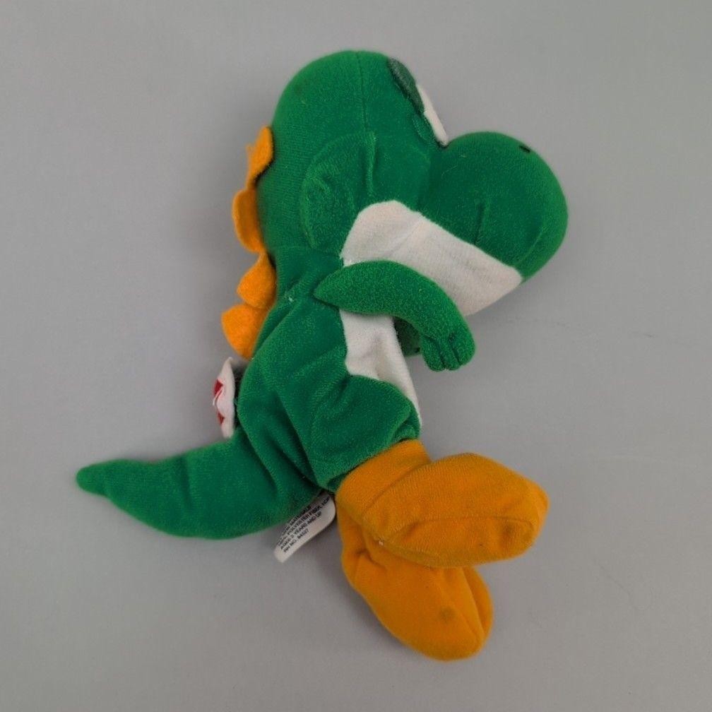 1997 Yoshi Green Plush Doll BD&A Super Mario Stuffed Toy Nintendo Collectible