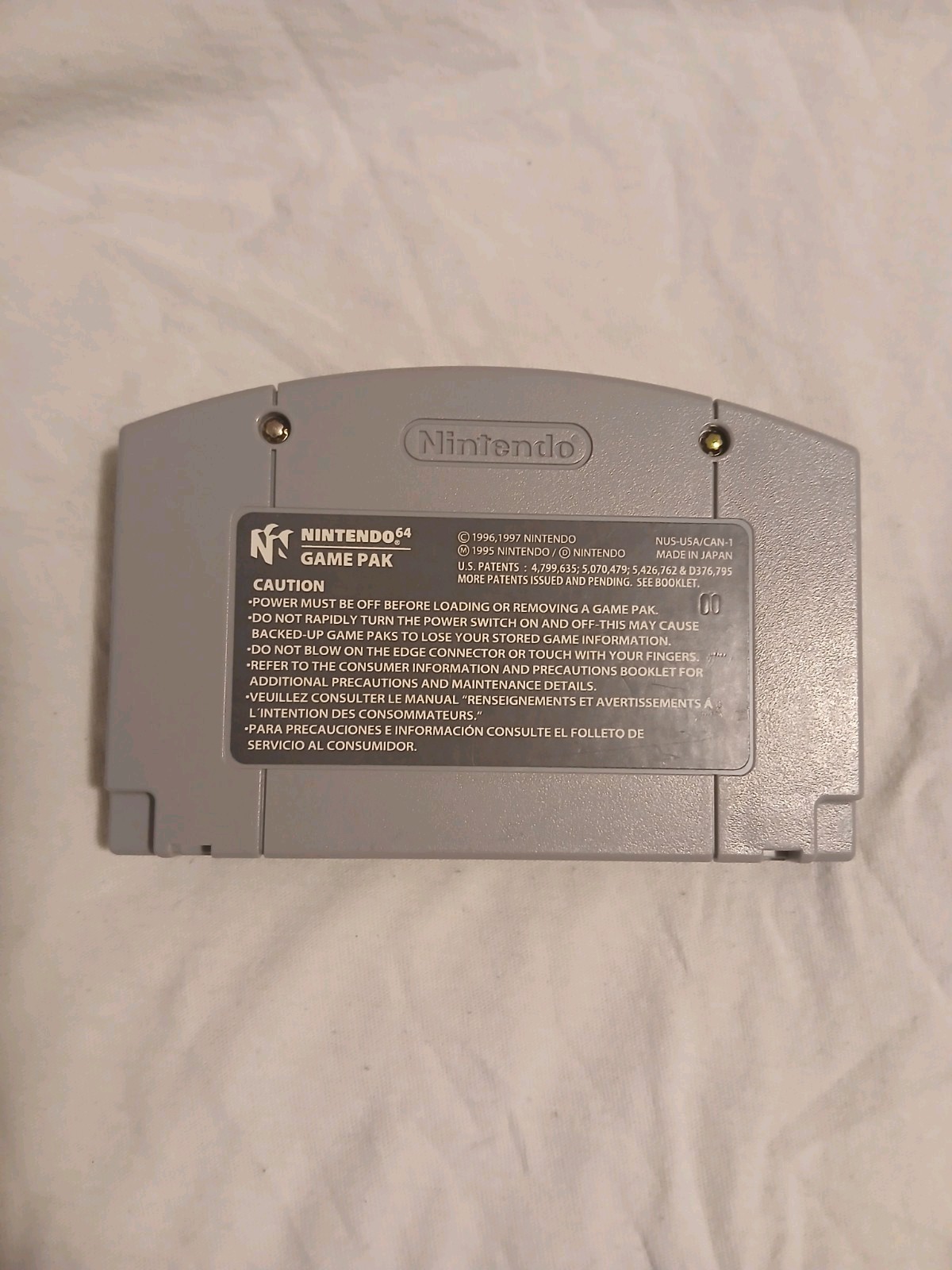 Milo’s Astro Lanes (Nintendo 64, 1998) Cart Only cleaned tested works