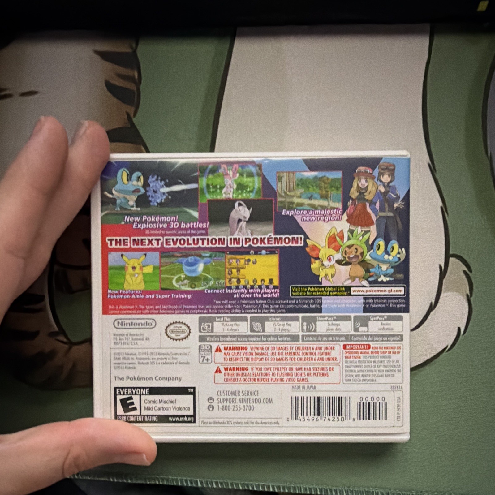 Nintendo Pokémon Y (Nintendo 3DS, 2013) complete in box