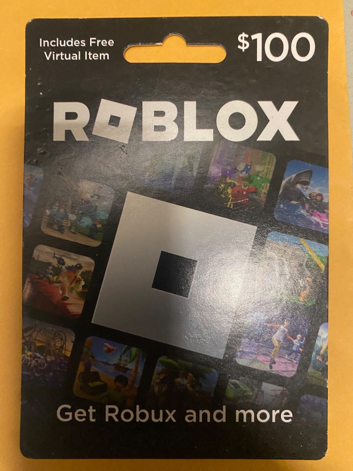 Roblox $100 Physical Gift Card [includes Free Virtual Item]