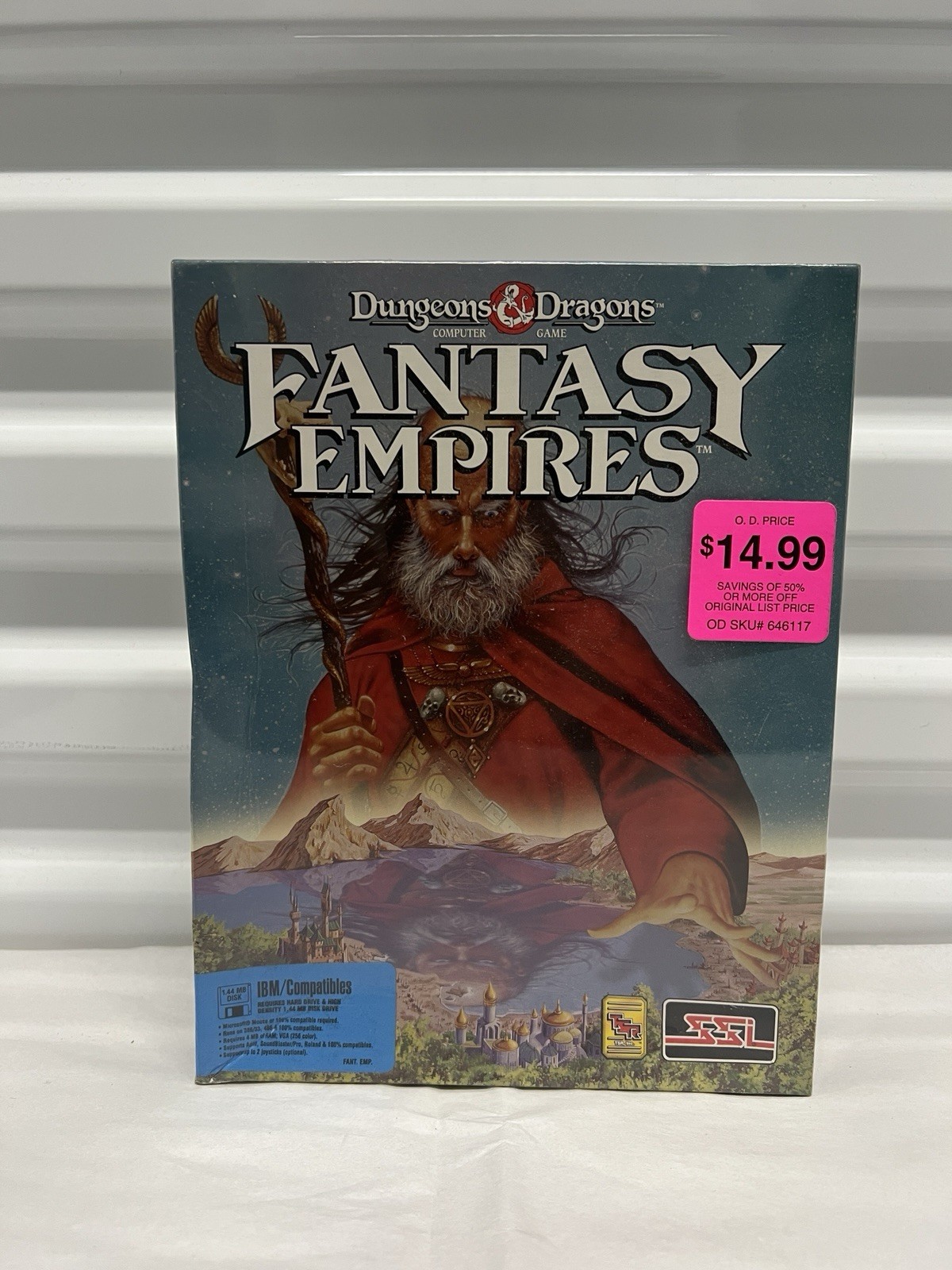 Dungeons & Dragons: Fantasy Empires (PC, 1993) – Factory Sealed Big Box VTG