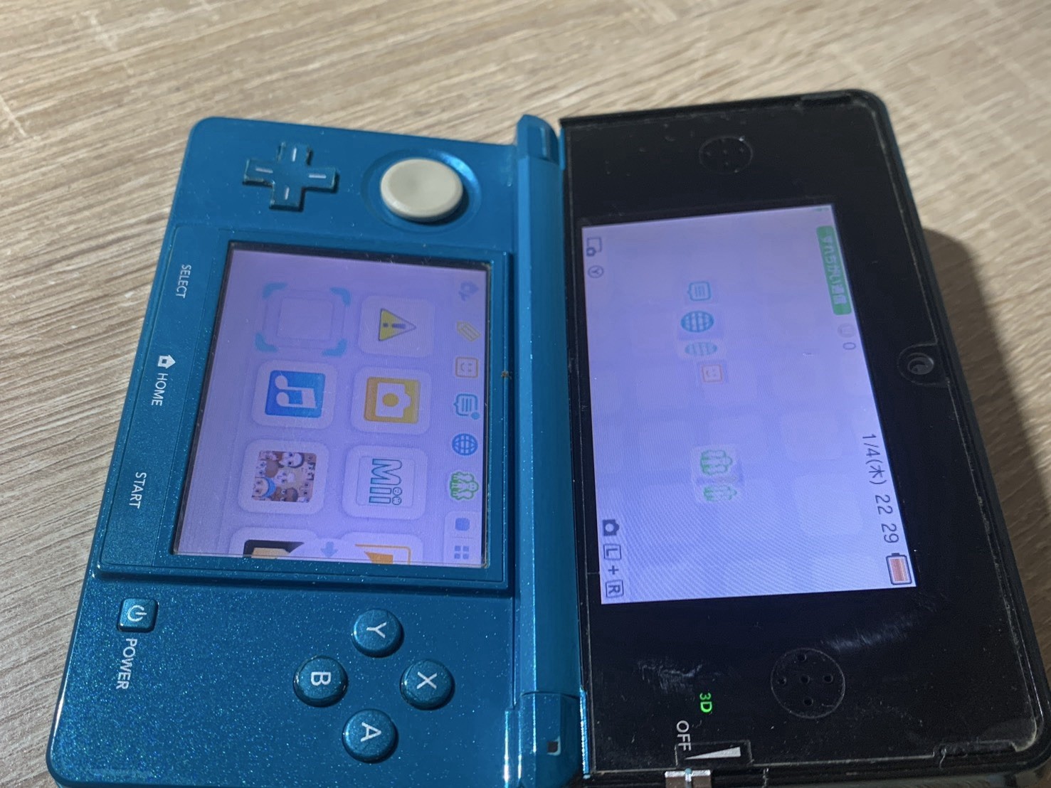 1824 Nintendo 3DS Aqua Blue Good TESTED