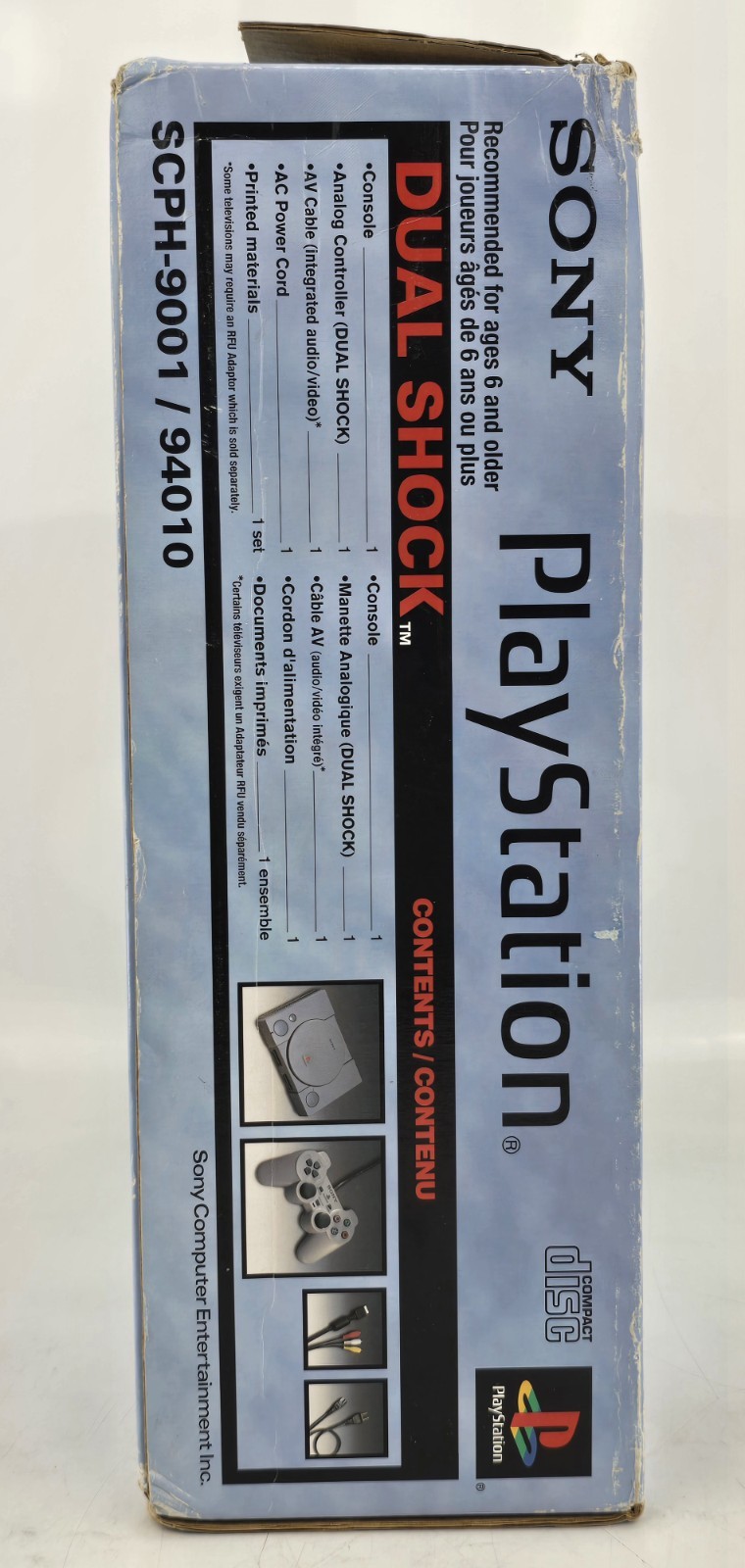 Factory SEALED Original PlayStation 1 PS1 Console Complete – (Damaged Box) PICS