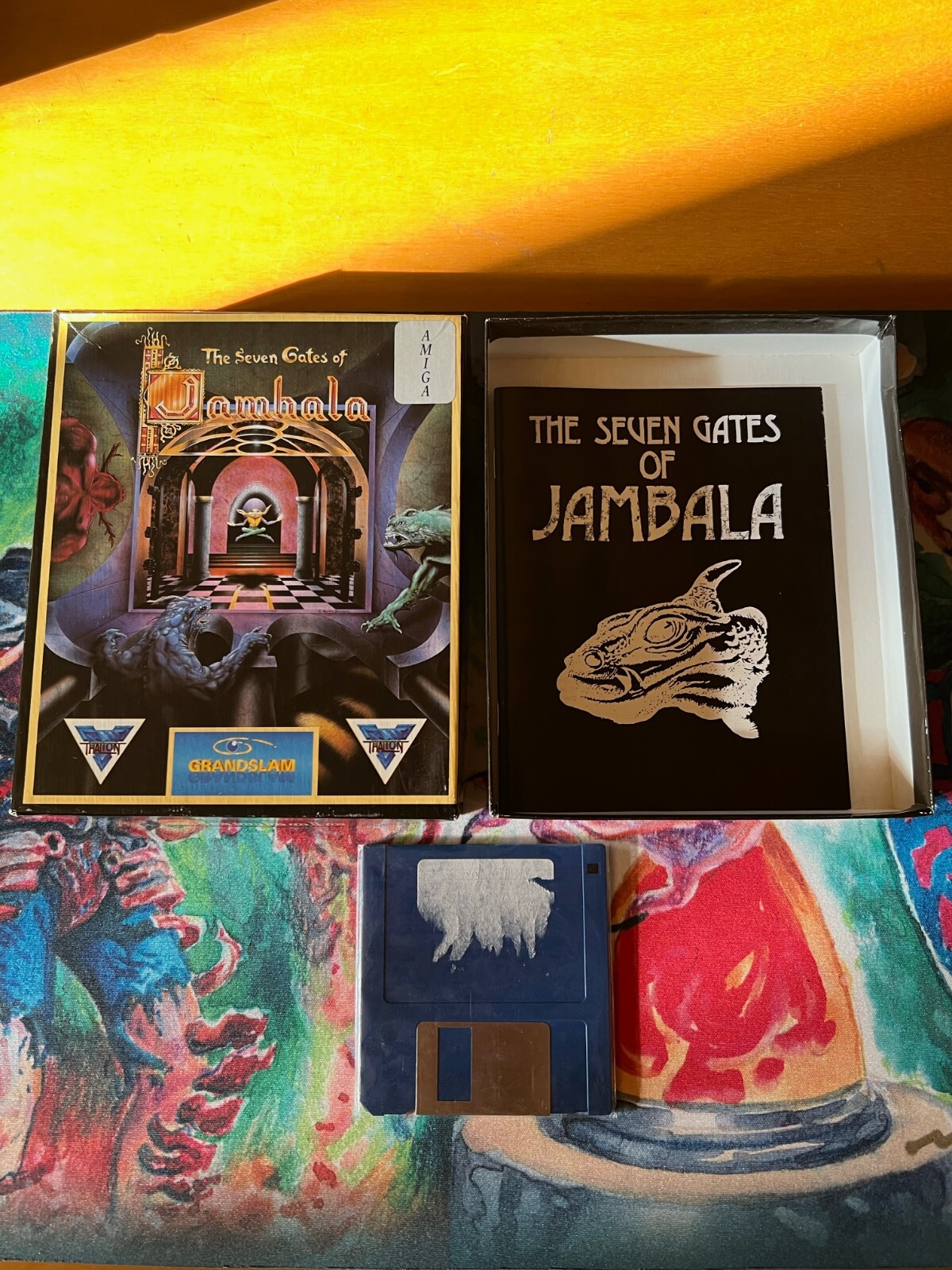 THE SEVEN GATES OF JAMBALA COMMODORE AMIGA PERFECT CONDITION GRANDSLAM