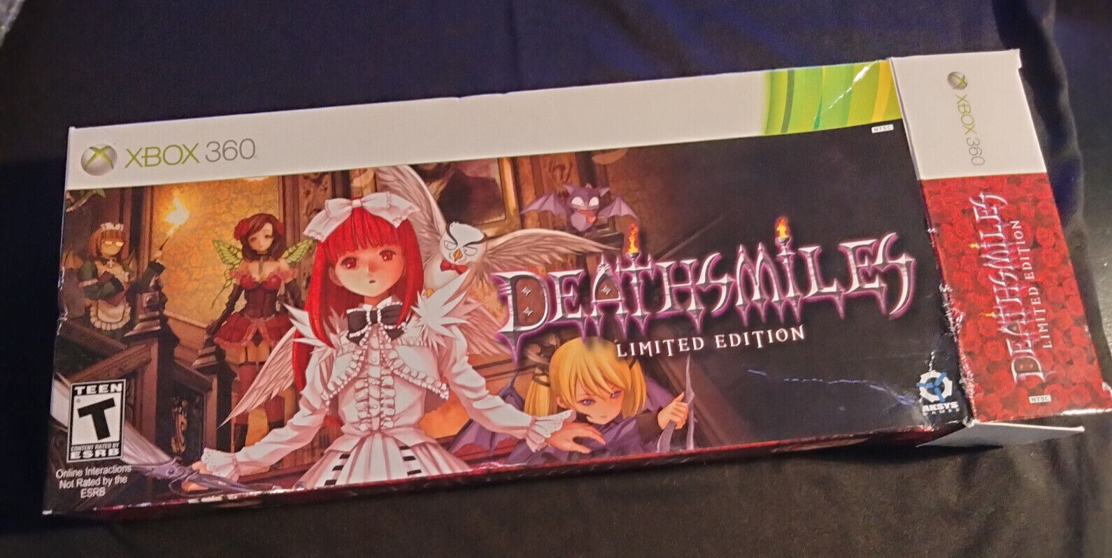 Deathsmiles – Limited Edition (Microsoft Xbox 360) CIB faceplate, game, cd STG