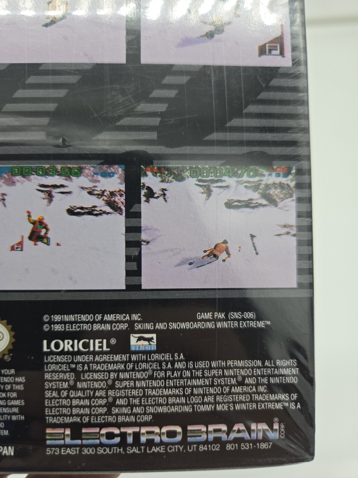 Super Nintendo SNES Tom Moe’s Winter Skiing Snowboarding Factory Sealed