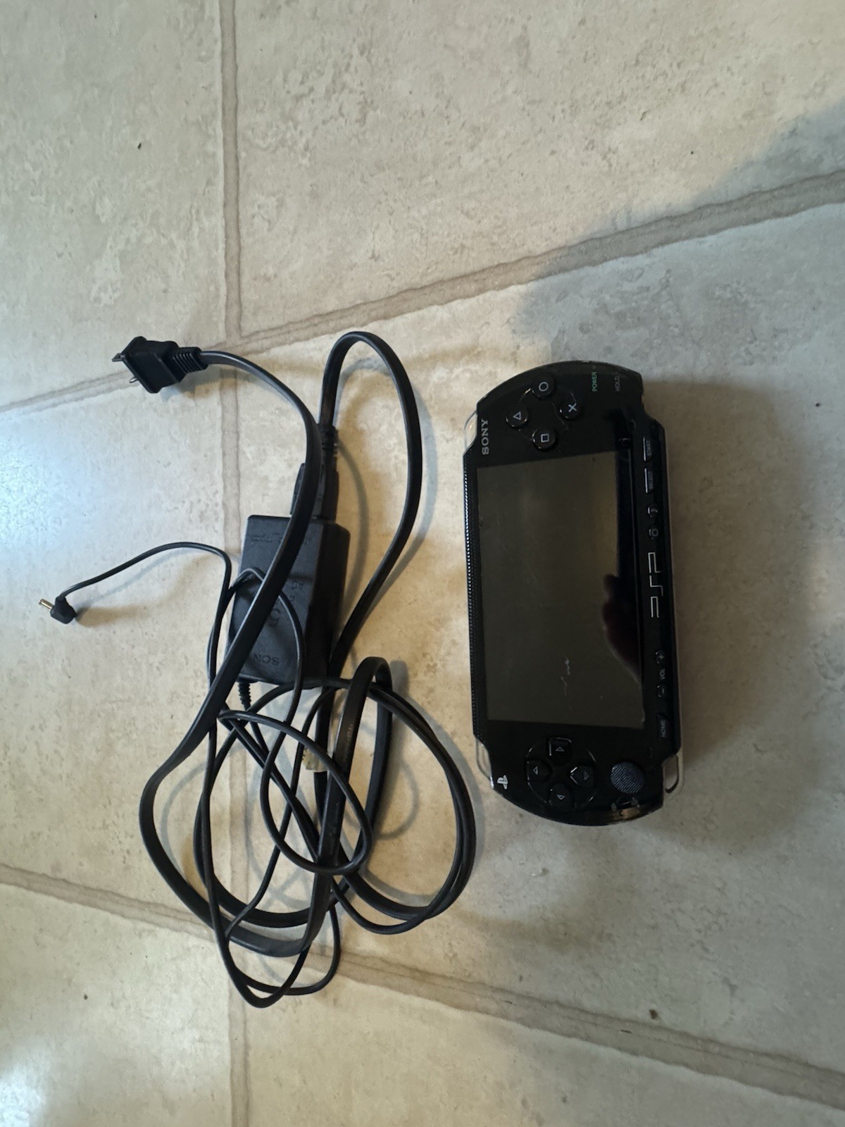 Sony PSP-1000 PlayStation Portable Black Wi-Fi Region Free w/ AC Adapter