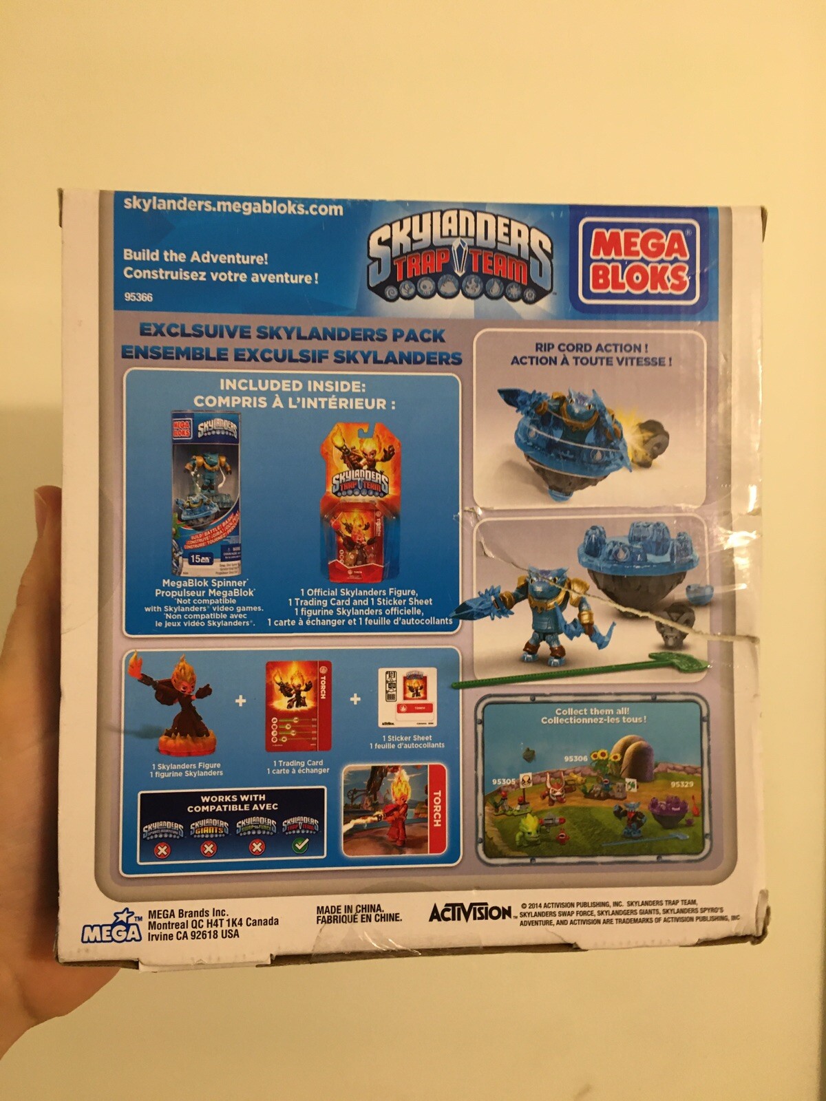 Skylander Trap Tream Mega Bloks Walmart Exclusive Bundle Pack- Open Box