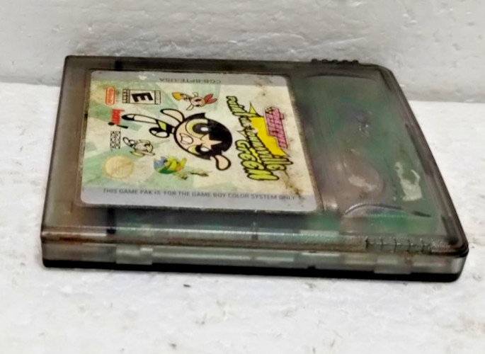 Powerpuff Girls Paint the Townsville Green GBC Authentic – GameBoy Color