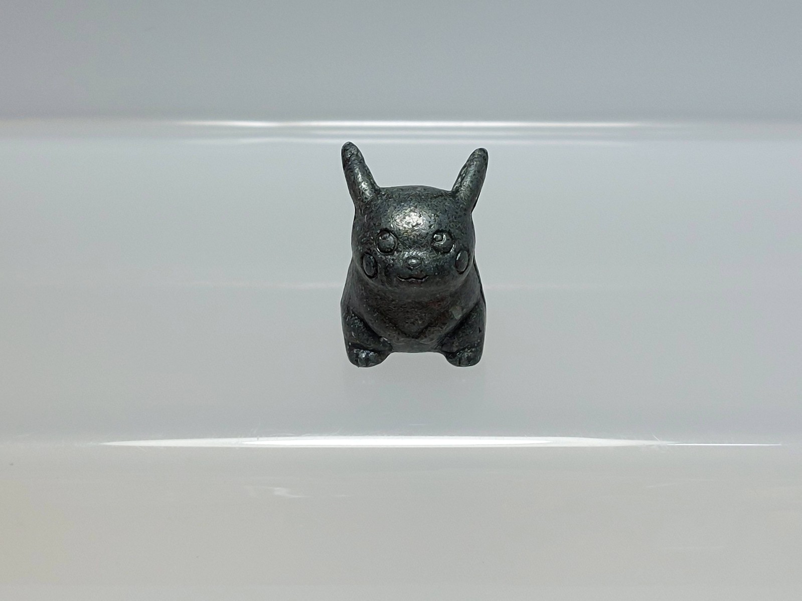 Classic Pikachu (Gunmetal ver) Pokemon Metal Collection Figure Kyodo T06 0.8in