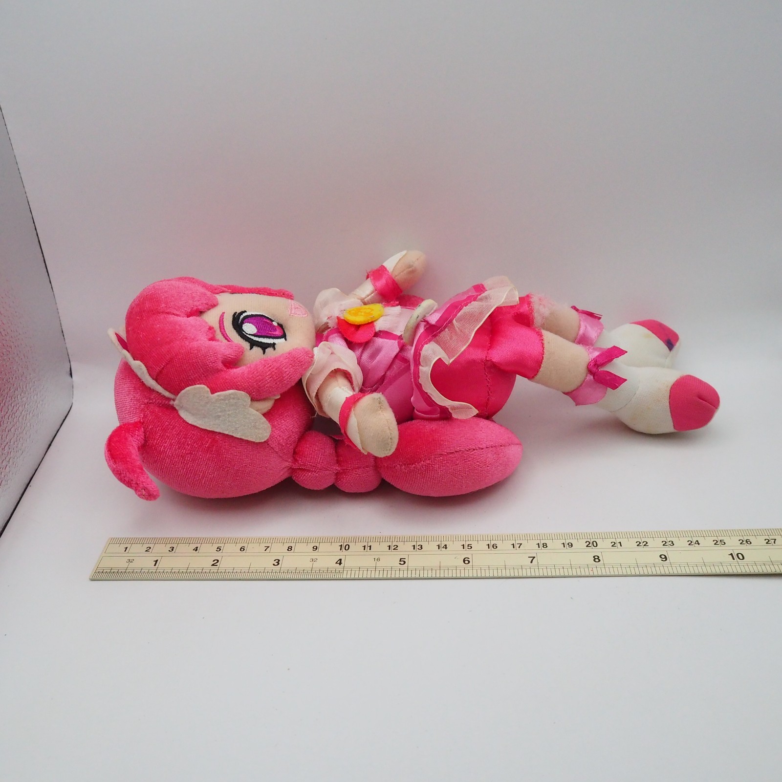 Jk58 JUNK Smile Pretty Cure Precure HAPPY Bandai 2012 Plush 11″ Toy Doll Japan
