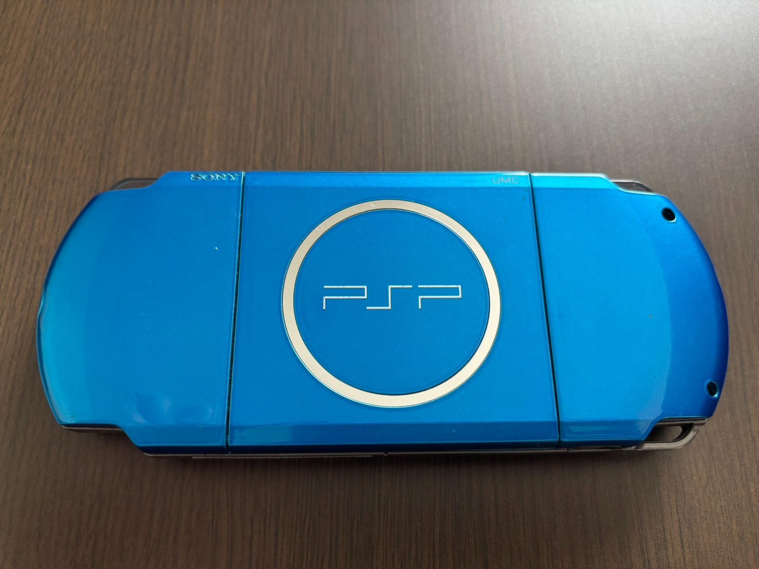 Sony PSP 3000 Vibrant Blue Console & USB charging cable – Tested [Good]