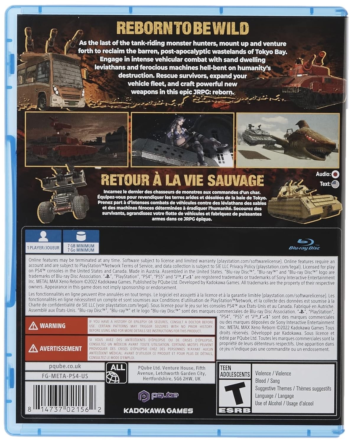 Metal Max Xeno Reborn – PlayStation 4 – Brand New