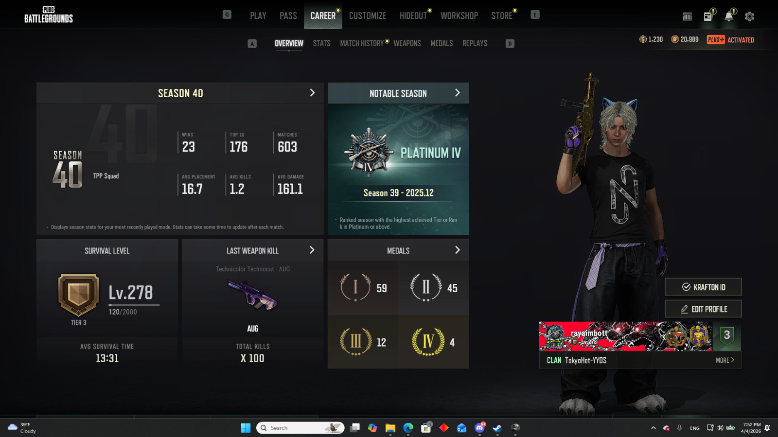 pubg pc steam account with Maxlv10 Medusa beryl m762 Max winter eclipse mp5k