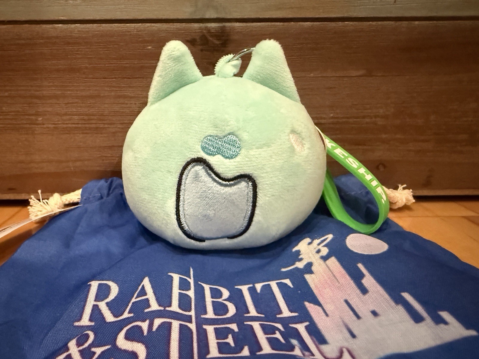 New Makeship Rabbit & Steel Jellycat Plush Figure Keychain Bag Charm LE /1285