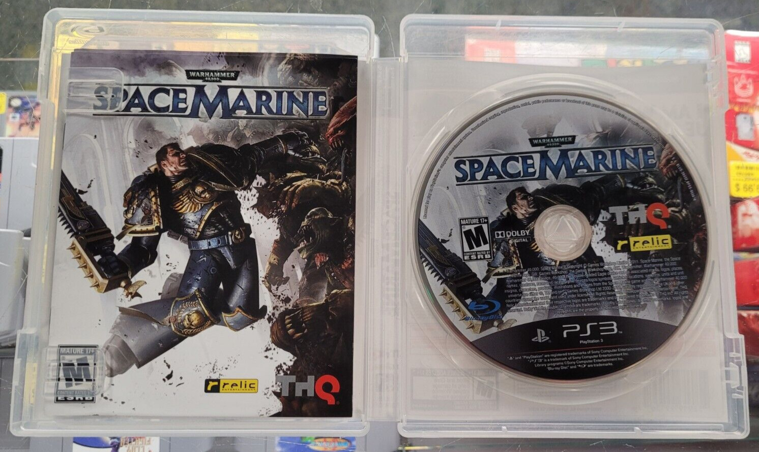 Warhammer 40,000: Space Marine (Sony PlayStation 3, 2011) CIB