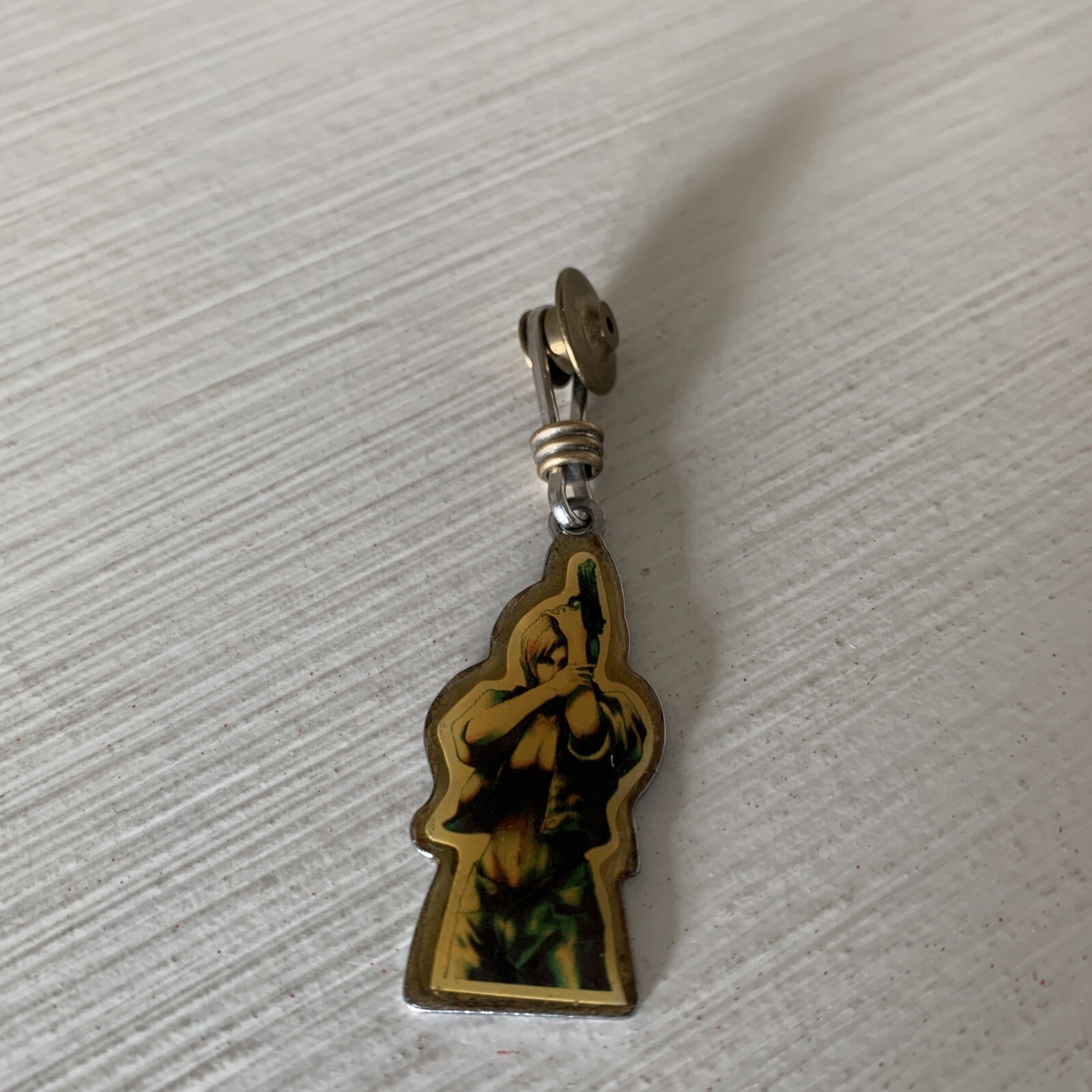 Parasite Eve 2 II Aya Brea Keychain Zipper Pull PlayStation 1999 Sony PS1 Rare