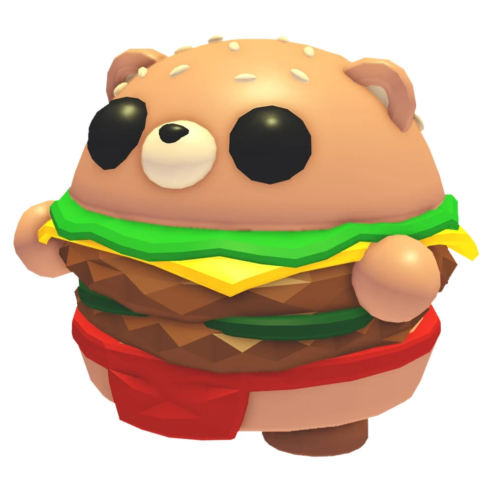 Burger Bear / All Variations! FR, NFR, MFR, Neon, Mega – Adopt From Me