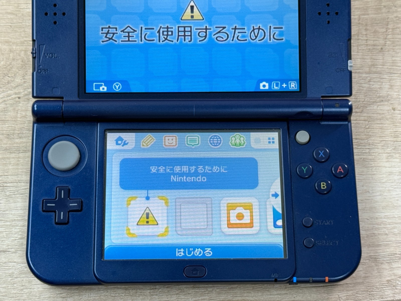 RANK A Nintendo New 3DS XL Metallic Blue Console Tested Japan ver D4228