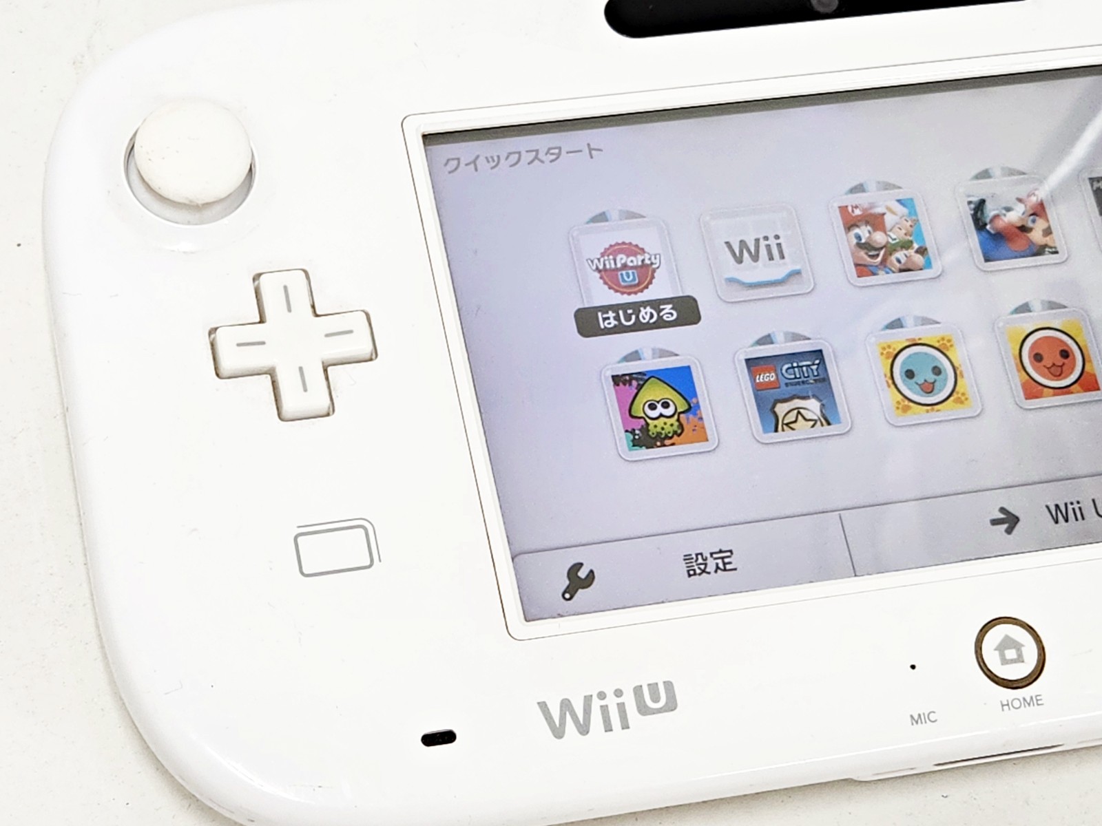 Nintendo Wii U Game Pad White WUP-010(JPN) 538
