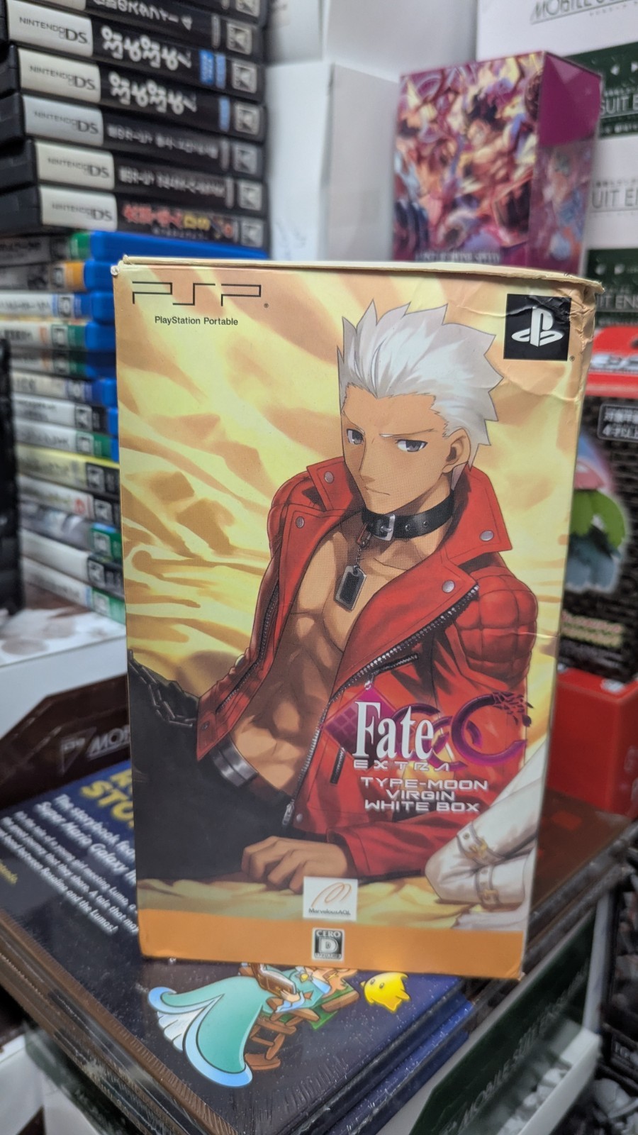 SONY PSP Fate/Extra CCC Type Moon Virgin White Limited Box (Figure Only)