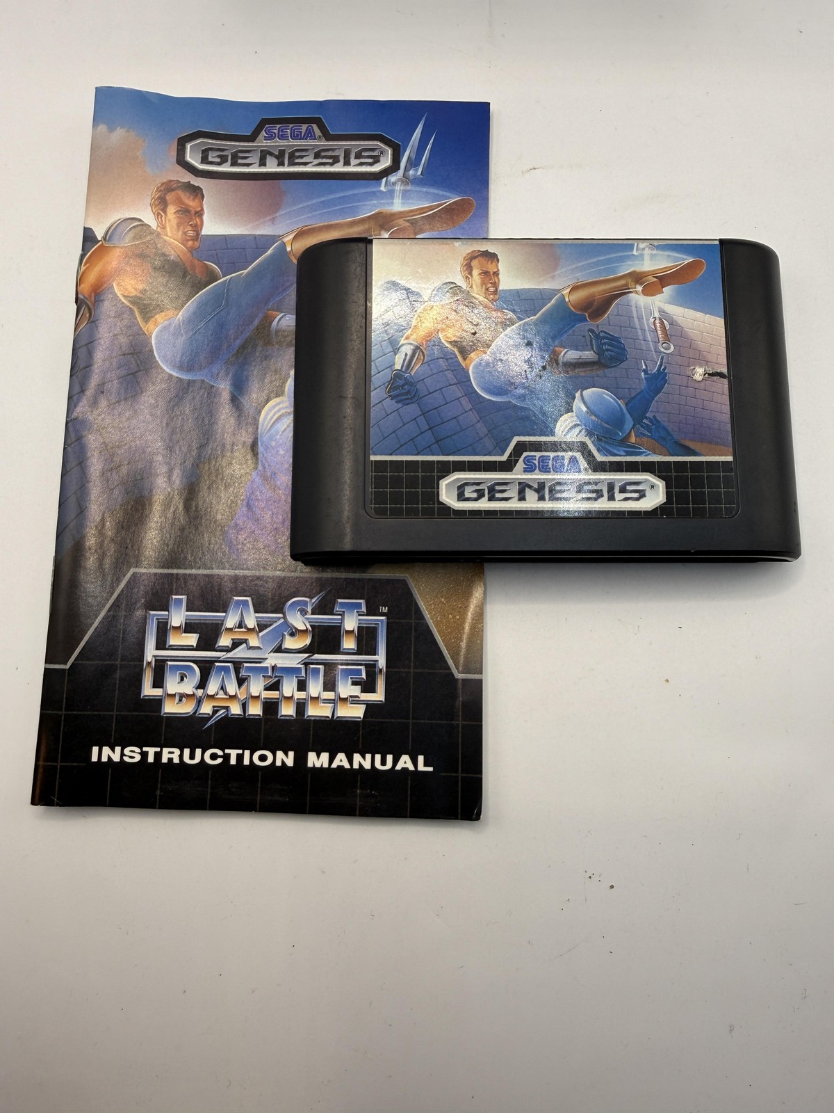 Last Battle Sega Genesis Game Complete CIB 16-Bit 1989 SEGA Action Beat ‘Em Up