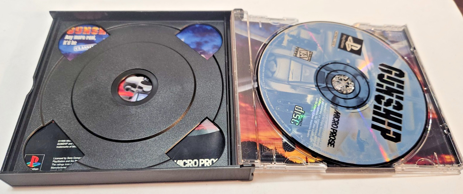Playstation Gunship PS1 Video Game