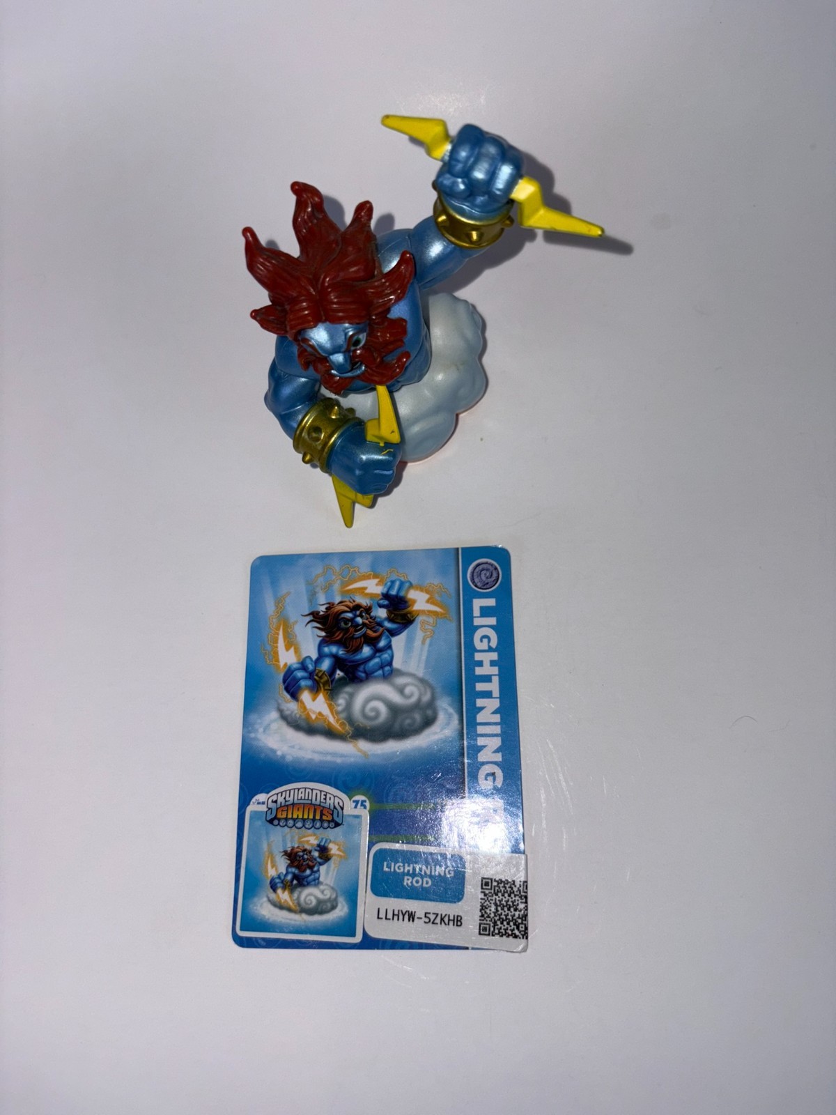 Skylanders Giants Lightning Rod Series 2 Figure Activision 2012 w/ Card