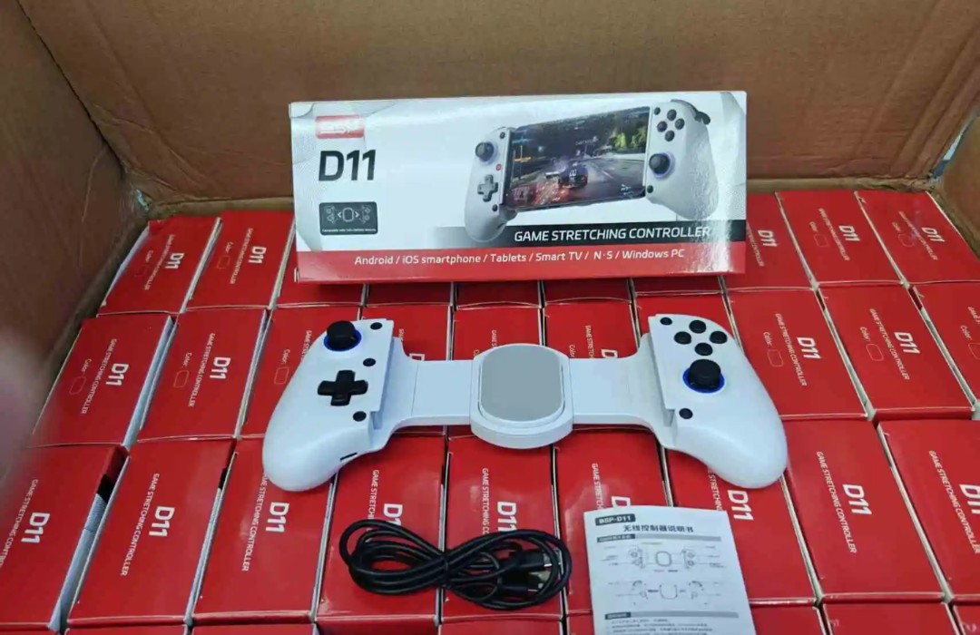 BSP-D11 Stretching Mobile Gaming Controller For Android/IOS/TABLET BLACK/WHITE