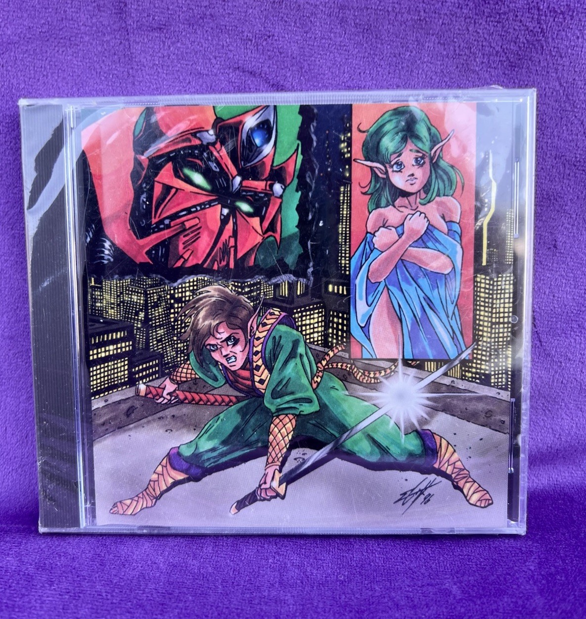 Rare 1996 PlayStation Promo CD PS1 URNOTe Anime Ninja Cover–Dogstar Keanu Reeves