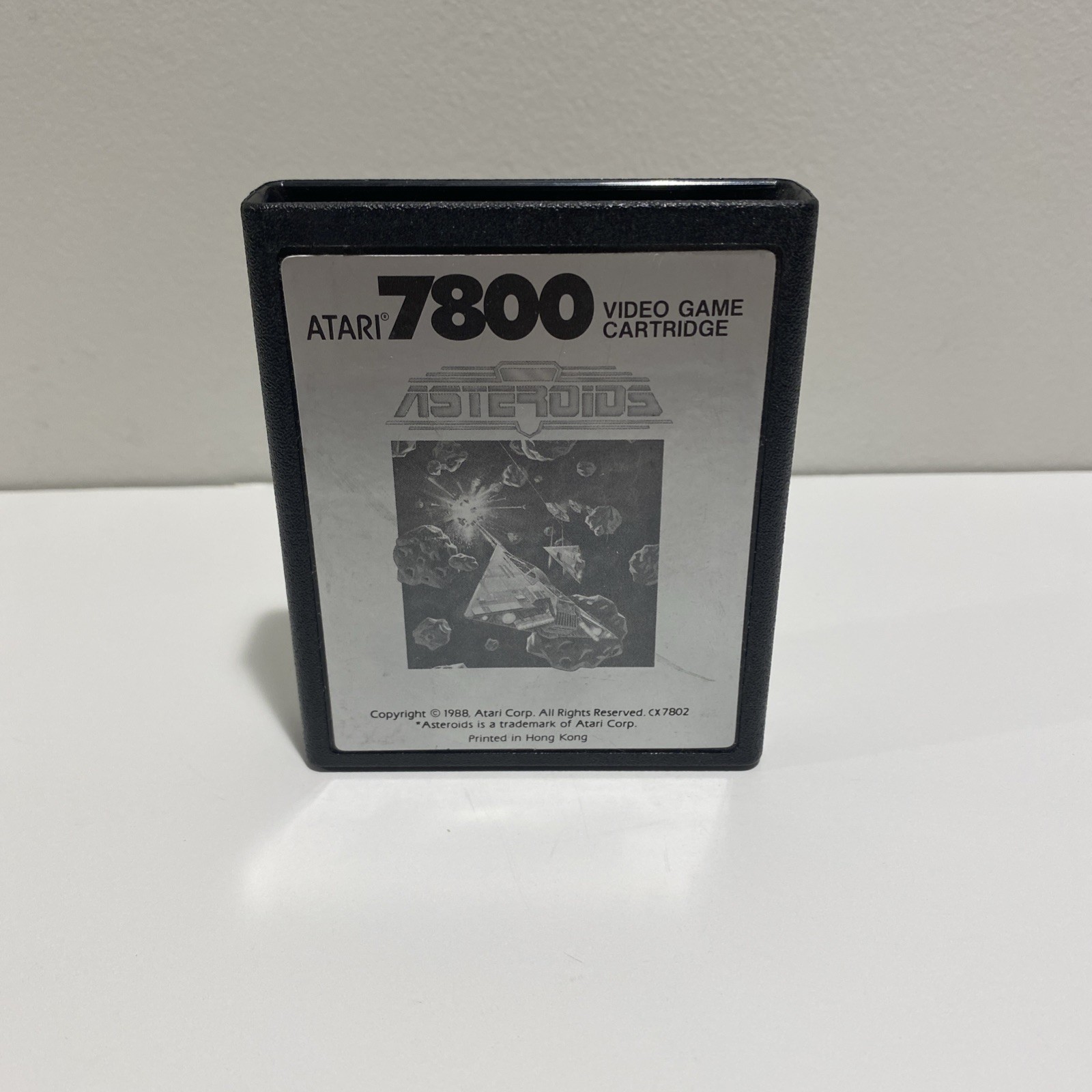 ATARI 7800 4 Game Lot Dig Dug Asteroids Xevious Food Fight TESTED Retro Bundle